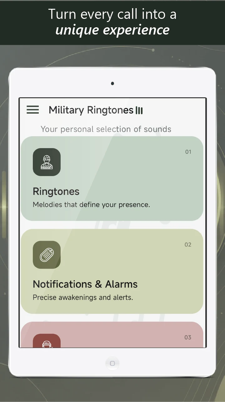 military ringtones for phone screenshot