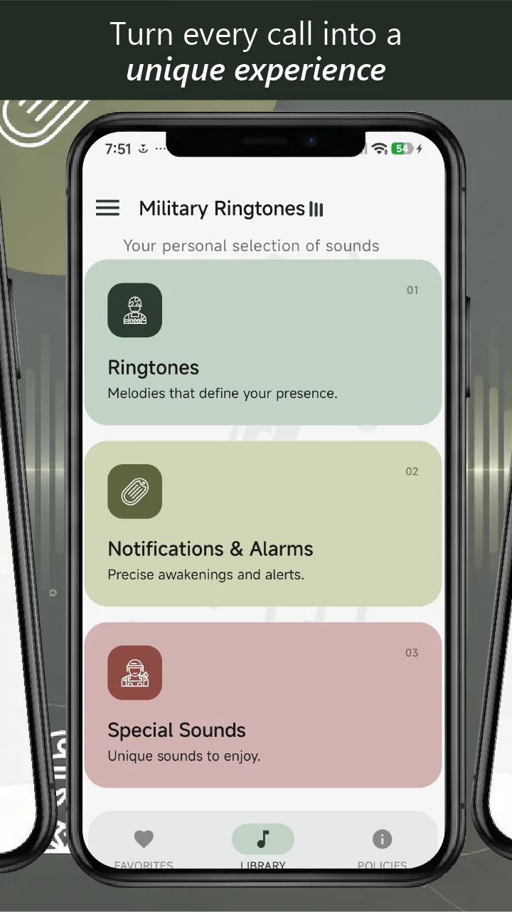 military ringtones for phone screenshot